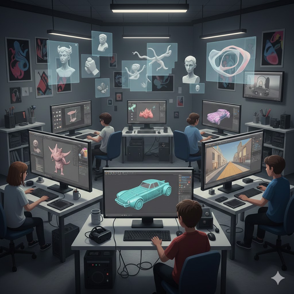 3D modeling and sculpting courses